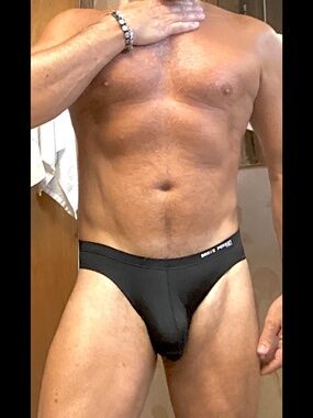 Brave Person, black brief, large